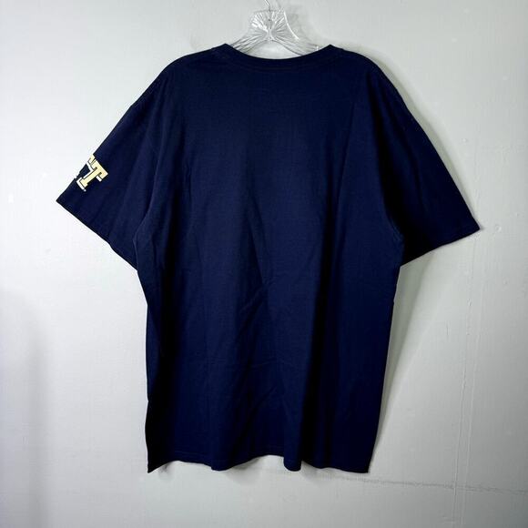 Nike Pitt Panthers Basketball Loose Fit Blue Gold Short Sleeve T-Shirt Mens Sz L - Picture 6 of 9